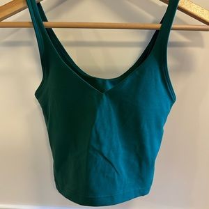 Lululemon align tank top in green, size 2